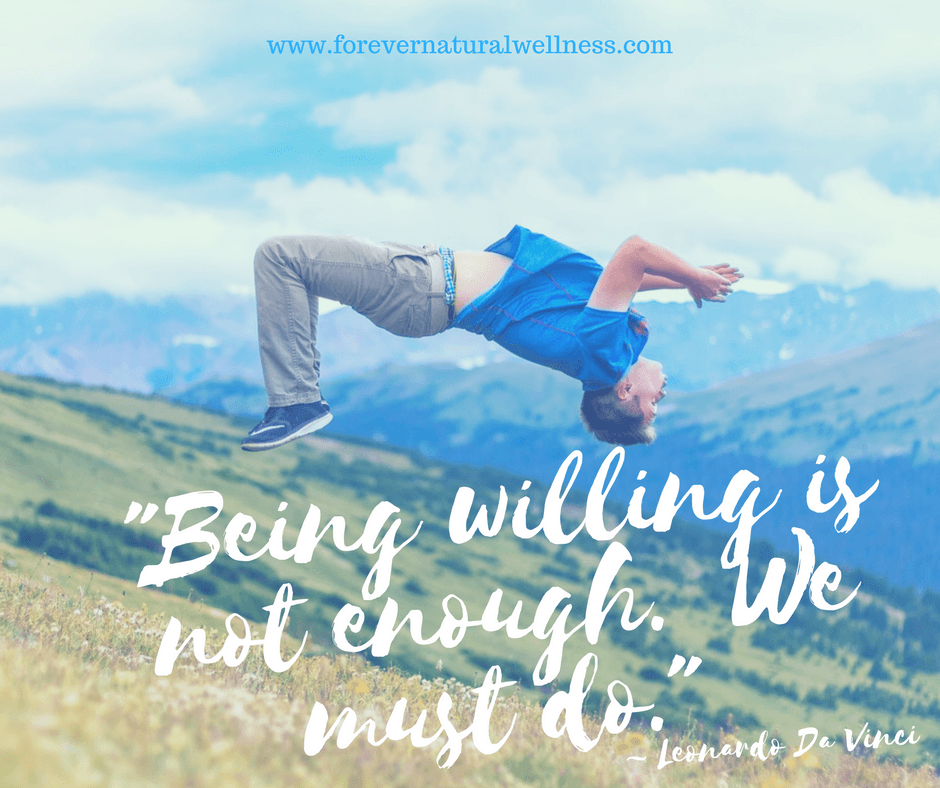 Being Willing is not enough,. We must do.