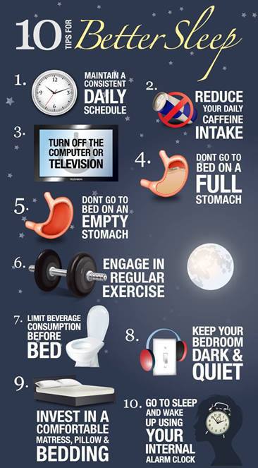 10 Tips for Better Sleep