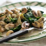 Spinach and Mushroom Scramble